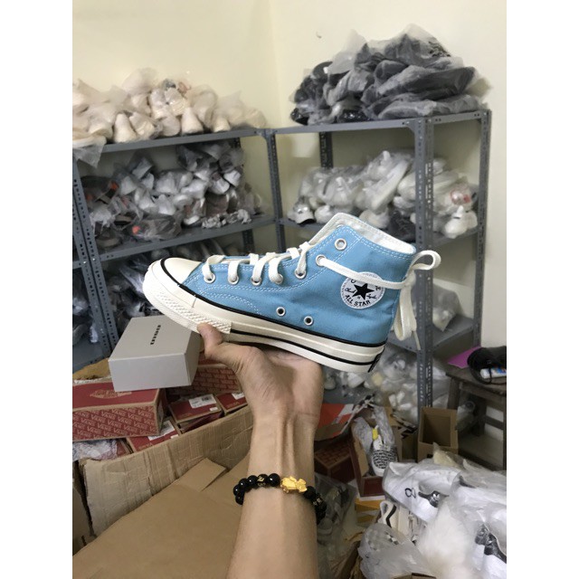 (HOT) [Ảnh thật + fullbox + sẵn] Giầy thể thao sneaker converse xanh ngọc cổ cao nam nữ- còn hàng