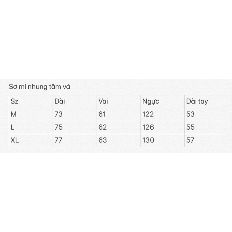 Sơ mi nhung tăm vá siêu dày dặn nam nữ unisex