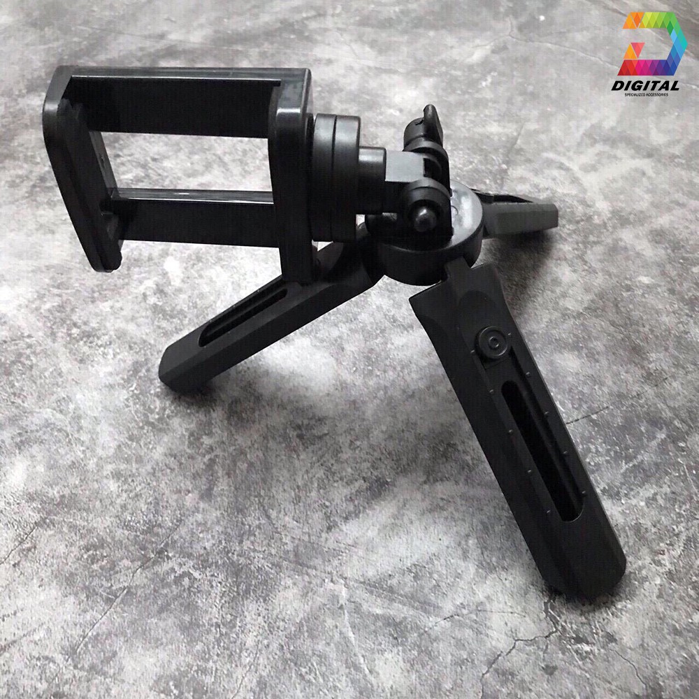 Combo Tripod Support Mini Cho Điện Thoại, Máy Ảnh Tặng Kèm Remote