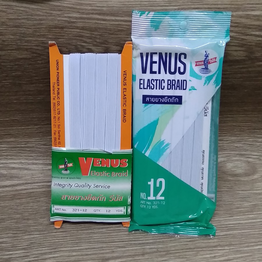 Dây thun quần Thái Venus 1cm - 10m Thái xịn