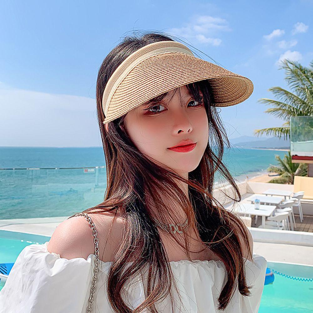 Mũ Rộng Vành Che Nắng Đi Biển Mùa Hè Thanh Lịch Cho Nữ