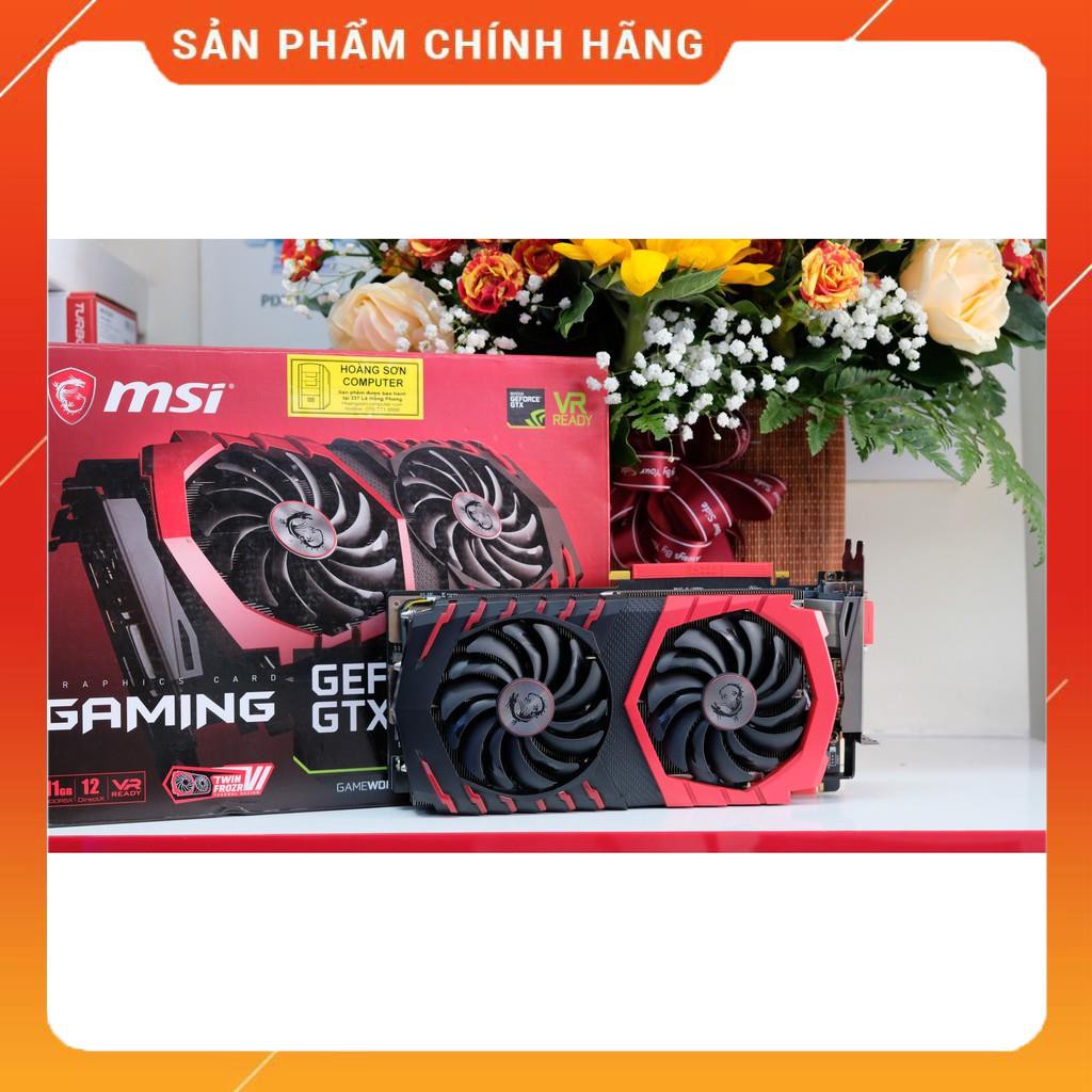 Card màn hình MSI GXT 1080Ti GAMING 11G - Hàng Chính Hãng
