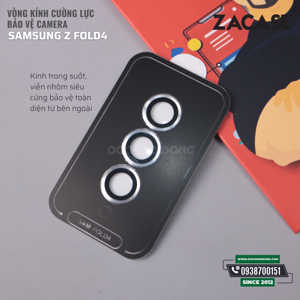 Vòng kính cường lực bảo vệ camera cho Samsung Z Fold4 ZACASE