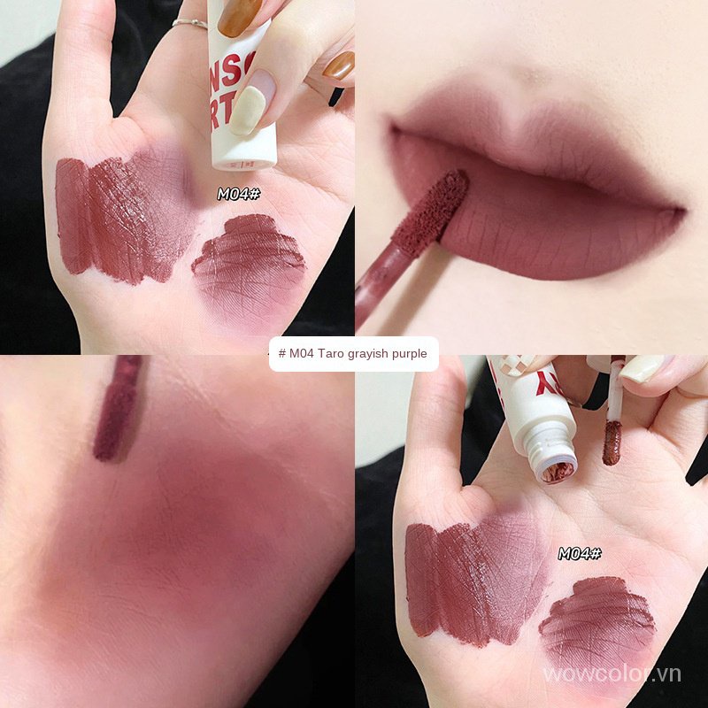 [Hàng mới về] Son kem lì SENSORYPARTY trang điểm chống nước lâu trôi mịn màng như nhung xuất xứ từ Trung Quốc