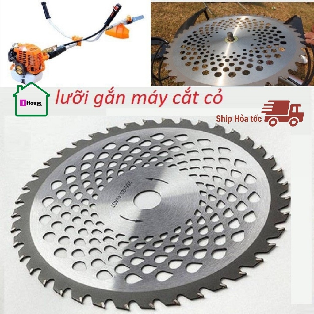 Lưỡi máy cắt cỏ tròn hợp kim chuyên dùng để cắt cỏ voi hoặc các loại cỏ thân gỗ