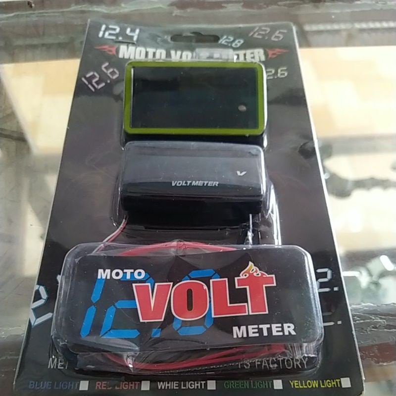 đồng hồ đo volt trang trí xe máy