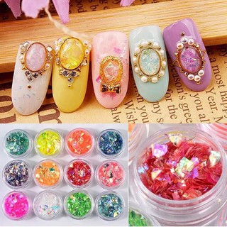 Set 12 màu - xà cừ pha lê