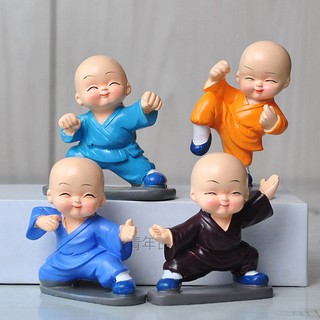 Tượng 04 Chú Tiểu Múa Võ