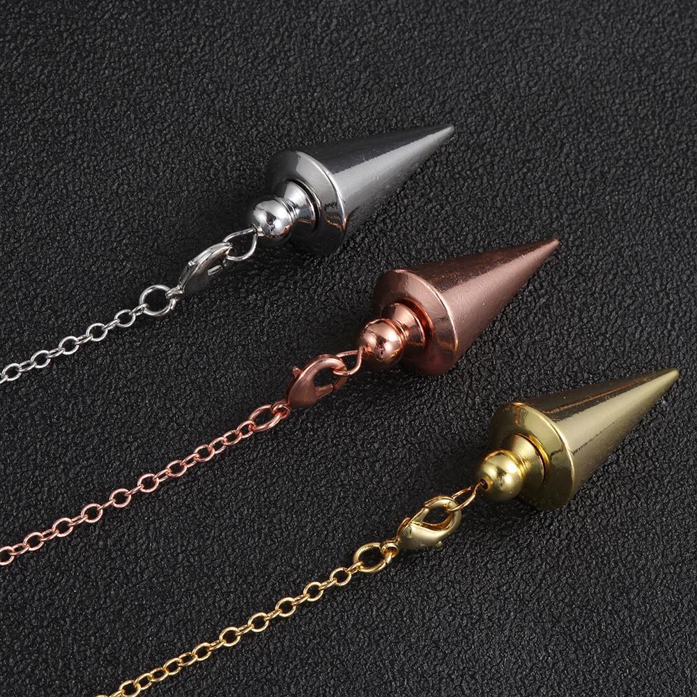 JUNE Dây Chuyền Mặt Con Lắc Bằng Kim Loại Màu Vàng Hồng Mới