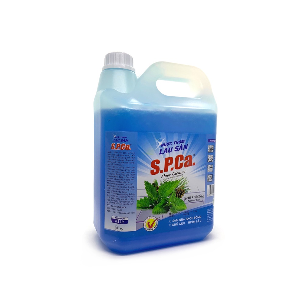 Nước lau sàn nhà SPCa 4.5 lít cao cấp diệt sạch khuẩn lưu hương dài lâu