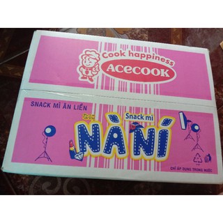 Thùng mì snack ăn liền Nà Ní 24 gói