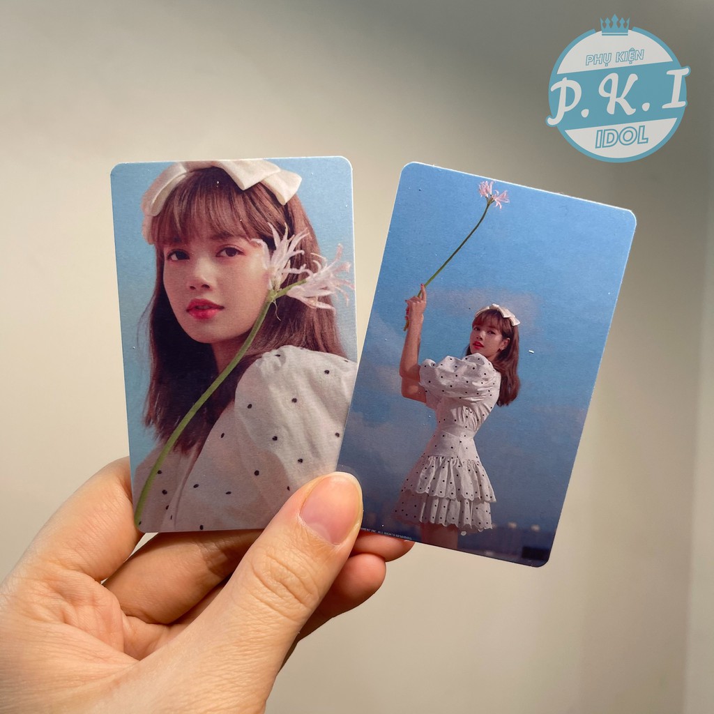 Set 9 Card BlackPink Welcoming Collection - Ép Lụa Bo Góc