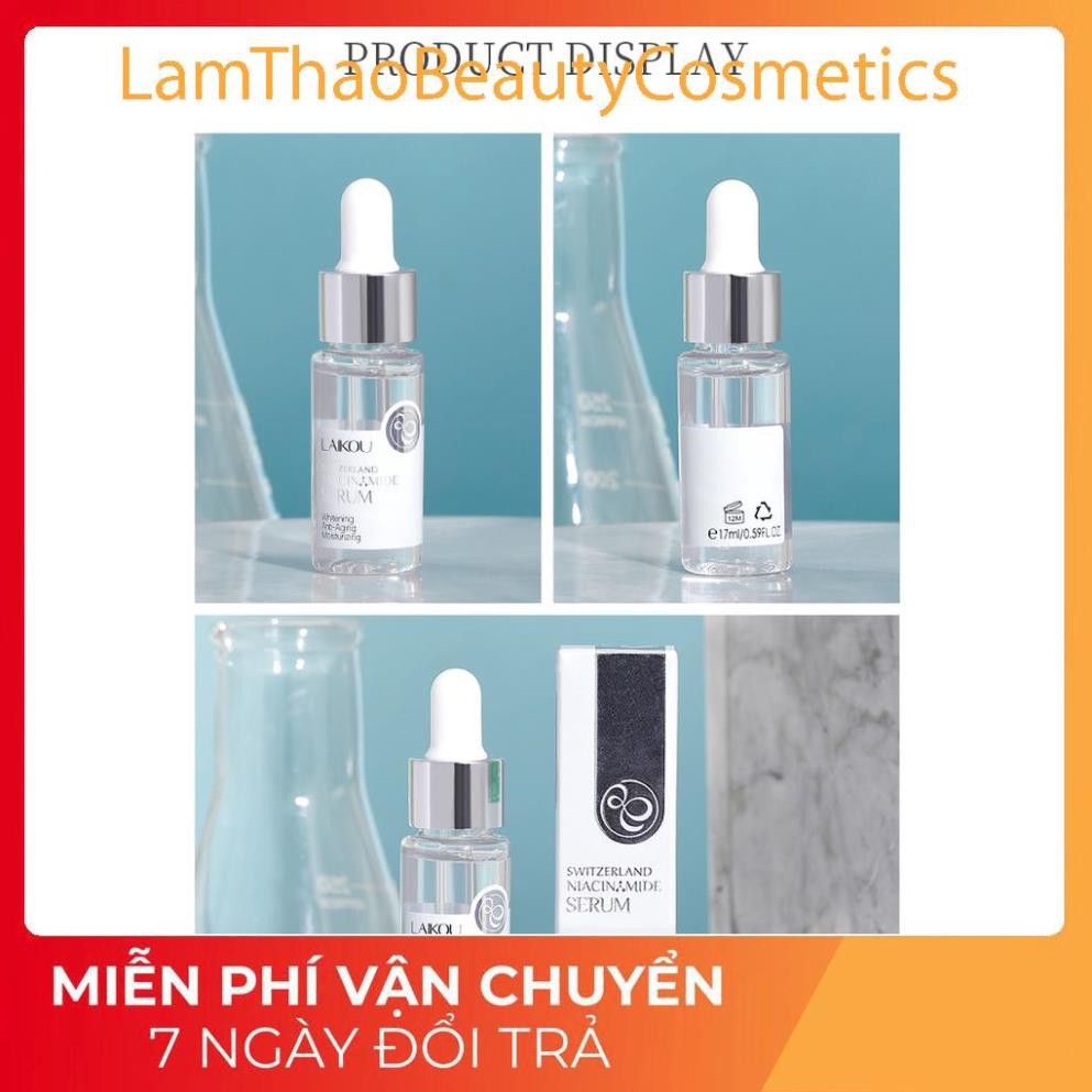 [FreeShip] Serum Tinh Chất Nicotinamide LAIKOU Dưỡng Trắng Sáng Da Mặt 17ml