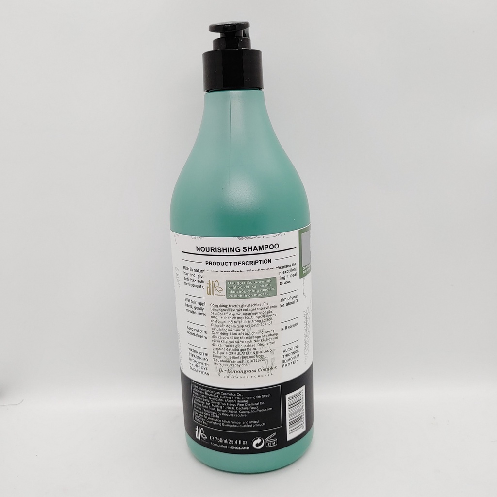 Dầu gội, dầu xả ĐL Lemongrass Complex - giảm rụng tóc, kích thích mọc tóc 750ML