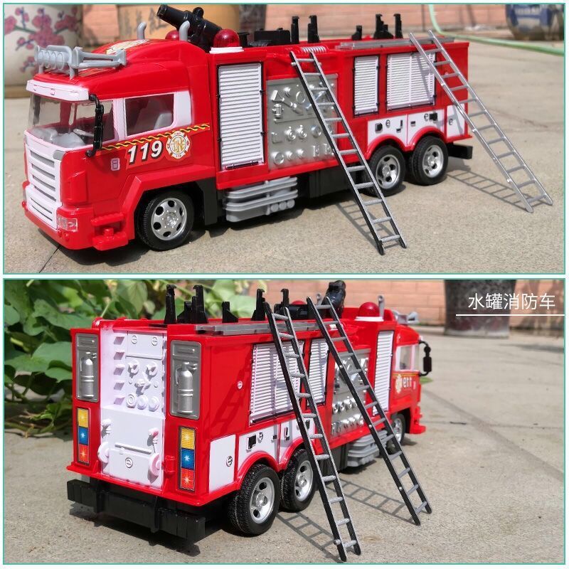 XE CỨU HOẢ PHUN NƯỚC ĐIỀU KHIỂN TỪ XA 2.4G.