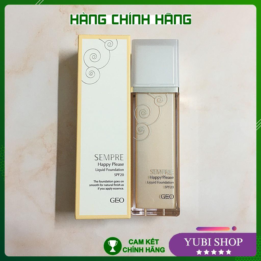 [HÀNG AUTH] KEM NỀN GEO LAMY SEMPRE HAPPY & PLEASE LIQUID FOUNDATION SPF20 - HÀN QUỐC - 40ML - New