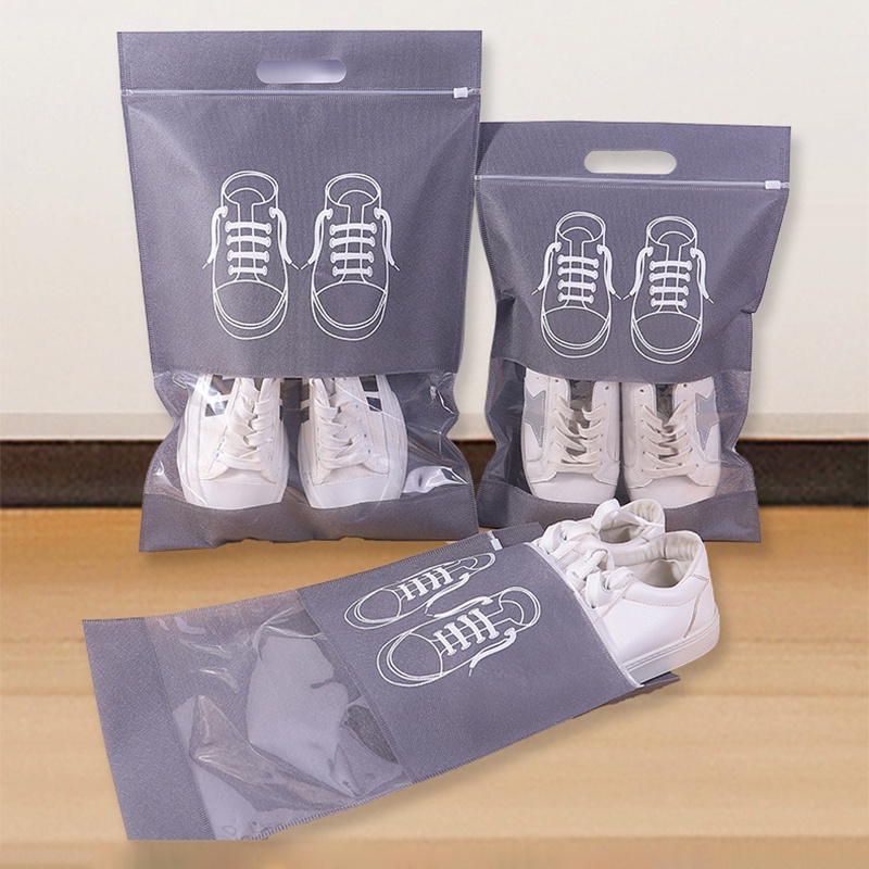 Túi Bảo Quản Giày Dép, Túi Đựng Giày Đi Du Lịch Hoặc Cho Vào Vali Chống Bẩn Tiện Lợi (Nhiều Màu Sắc)