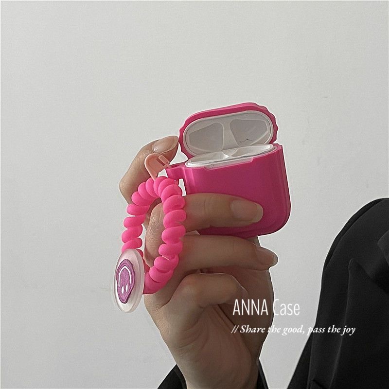 Vỏ Bảo Vệ Hộp Sạc Tai Nghe AirPods 1 2 3 Pro Bằng Silicon Hình Hoa Hồng Đỏ 3rd 2021