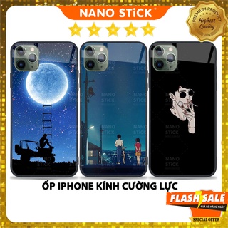 Ốp lưng iPhone 11 pro max, 11 pro, 11, X, XS, XS max, Xr, 7 plus, 8 plus, 7, 8, 6s plus, 6s_ốp iPhone kính cường lực