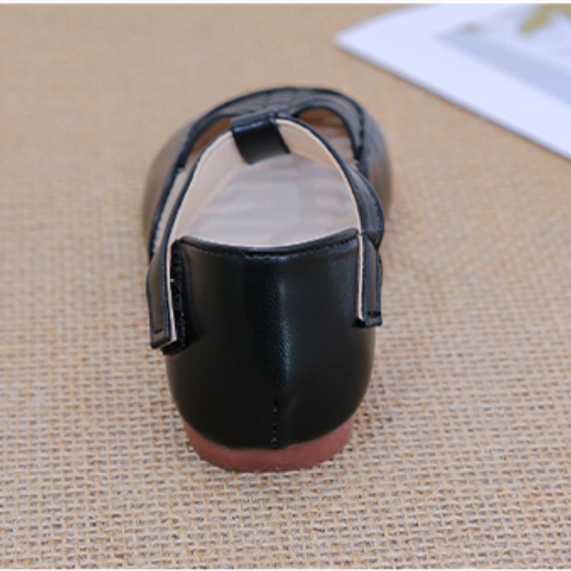 Xăng đan Da Đế Mềm Chống Trượt Phong Cách Hàn Quốc Cho Bé Gái 2-8 Tuổi