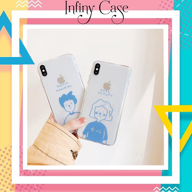 Ốp lưng iphone hình Boy and Girl 6 6S 6Plus 6S Plus 7 8 7Plus 8Plus X XSMax 11 11 Pro 11 ProMax - Infinity Case M109