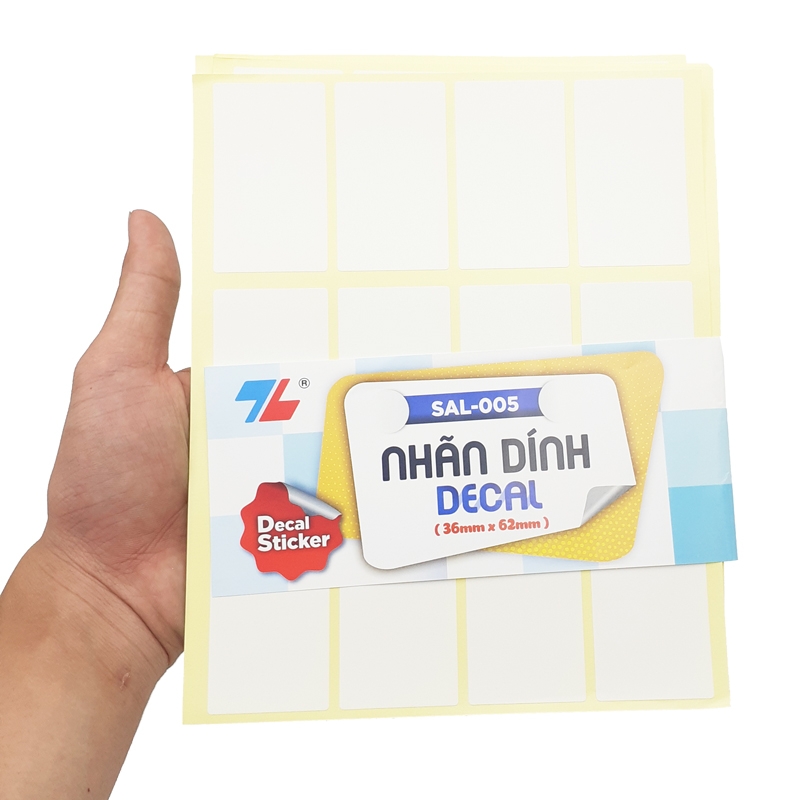 Nhãn Dính Decal SAL-005 (10 Tờ/Xấp)