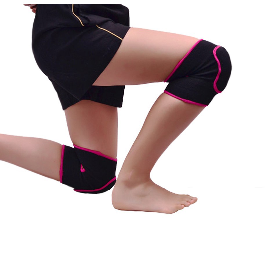 2 đai đeo bảo vệ đầu gối khi chơi bóng chuyền/nhảy/tennis/bò/tập thể thao an toàn cho bé/nữ