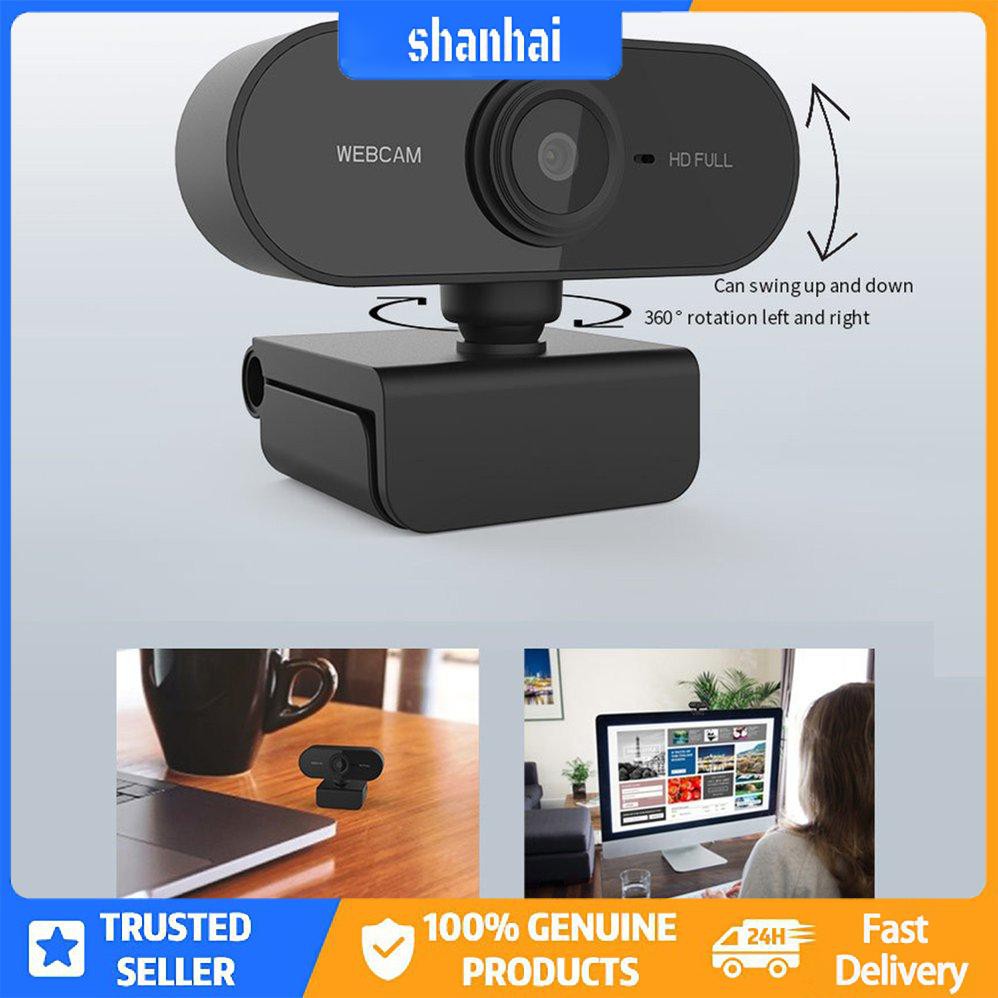 Webcam 1080P PC Mini USB 2.0 Máy ảnh Web với Micrô USB Máy tính Camera | BigBuy360 - bigbuy360.vn