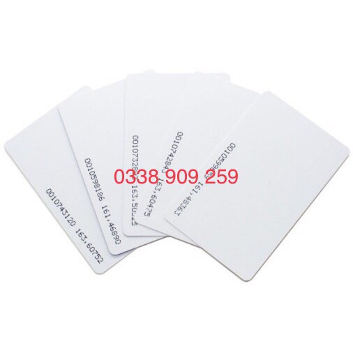 Thẻ từ cảm ứng chấm công thẻ cảm ứng proximity tần số 125khz dùng cho các dòng máy chấm công, kiểm soát cửa