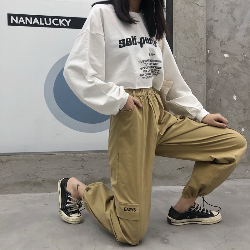 {Có ảnh thật} Order Quần jogger ulzzang unisex form rộng oversize Hàn Quốc street style | BigBuy360 - bigbuy360.vn