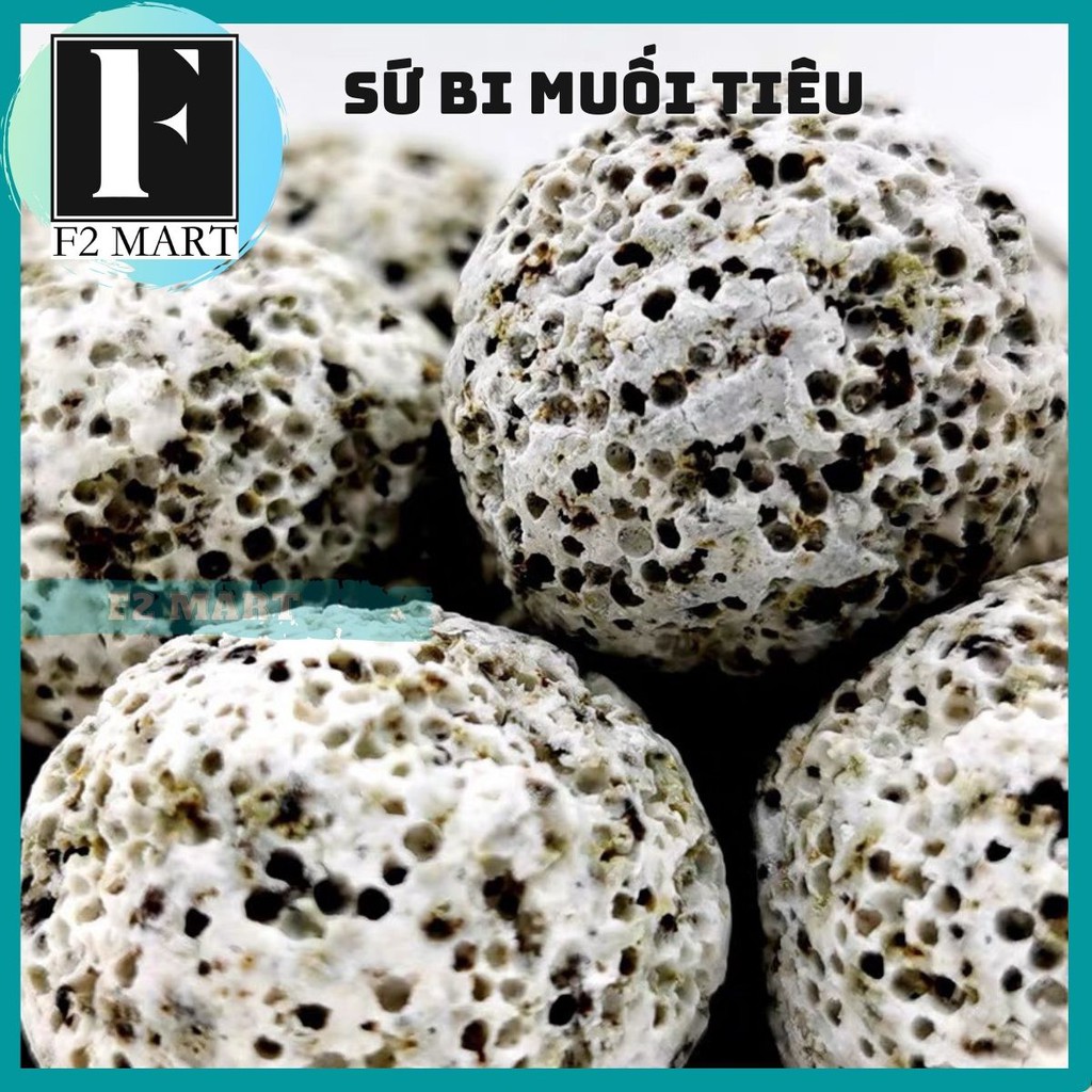 Vật Liệu Lọc Sứ Bi Muối Tiêu 100gr