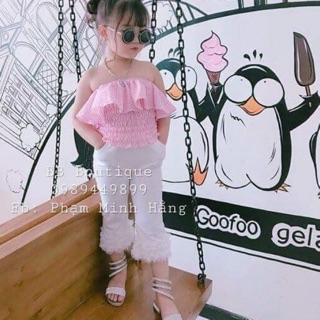 Sét áo ống kèm quần cho bé