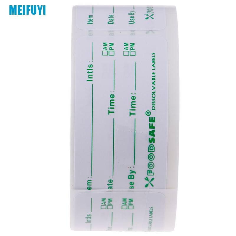 Set 250 miếng dán đánh dấu hộp thức ăn 439v tự dính có thể tháo gỡ