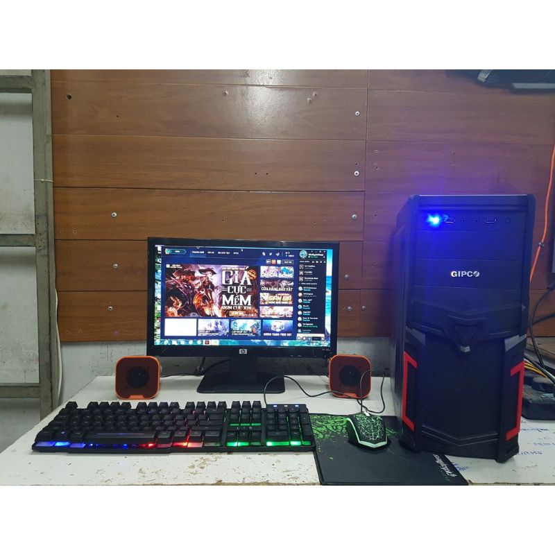 Thùng Máy Tính Bàn CPU Chơi Game LOL, CF, Minecraft, đọc báo xem phim lướt web - Tặng Phím Chuột
