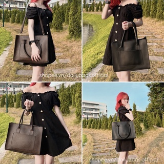 Túi xách nữ đẹp da cao cấp HANAKO BAGS - Túi công sở đựng laptop tài liệu A4 phù hợp đi dạy đi làm đi học đi du lịch