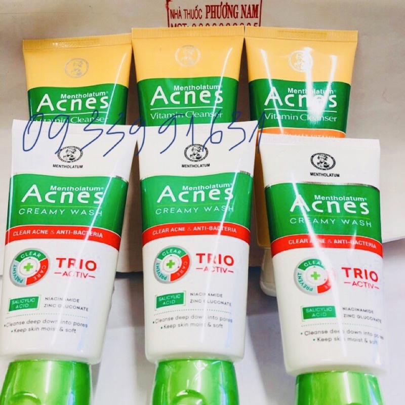 Sữa rửa mặt ACNES tuýp 100g