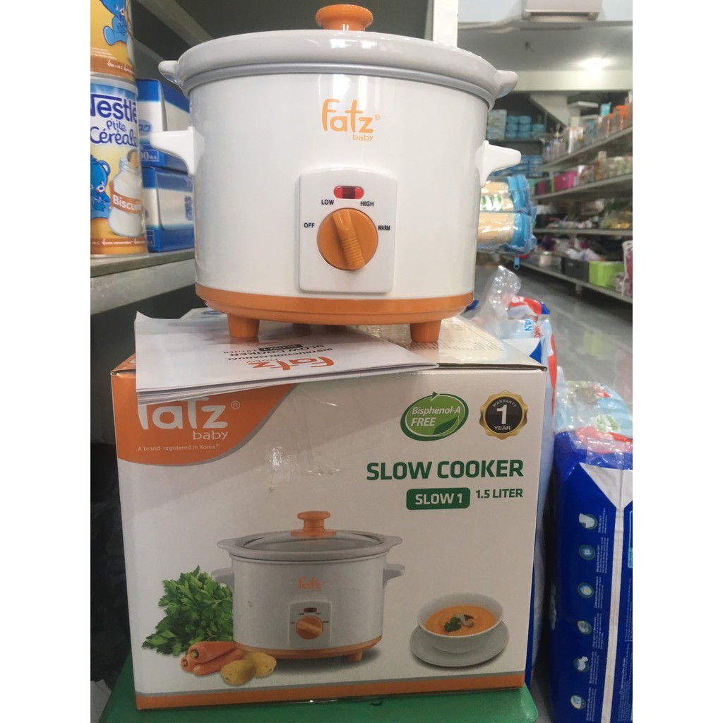 Nồi nấu chậm Fatz baby FB9015MH bảo hành chính hãng 1 năm