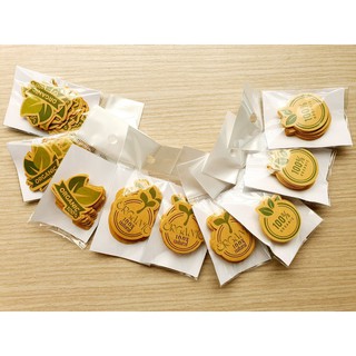 Set 35-40 cái sticker "Organic" giấy kraft