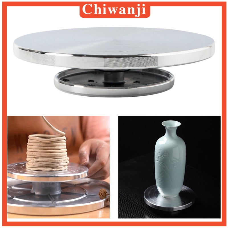 [Chiwanji] Bàn Xoay Tròn Phun Sơn Đế Tròn Hai Mặt Để Giữ Dự Án Phun Sơn Và Làm Đồ Thủ Công
