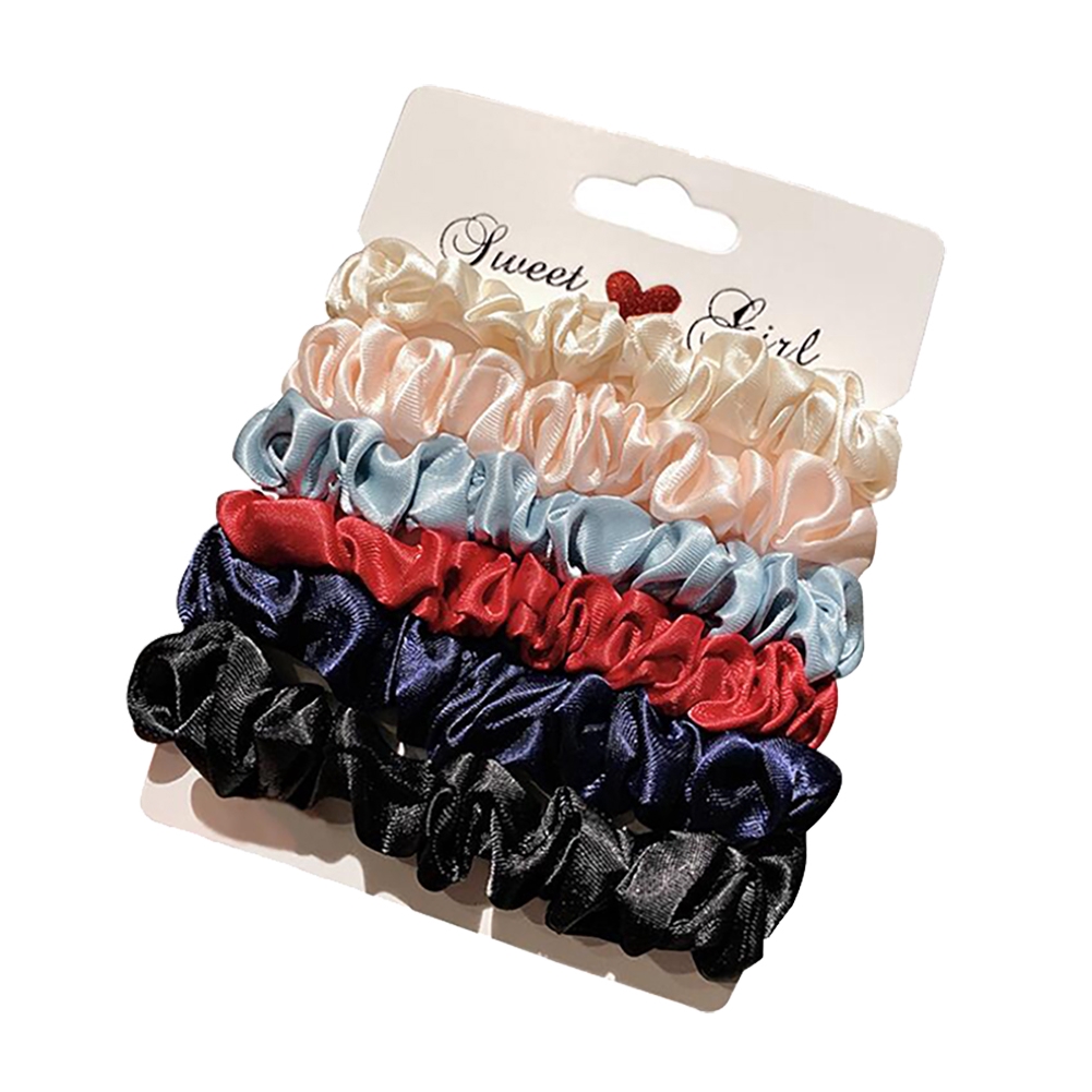 Dây buộc tóc co giãn nhiều màu sắc dễ thương đơn giản cho nữ