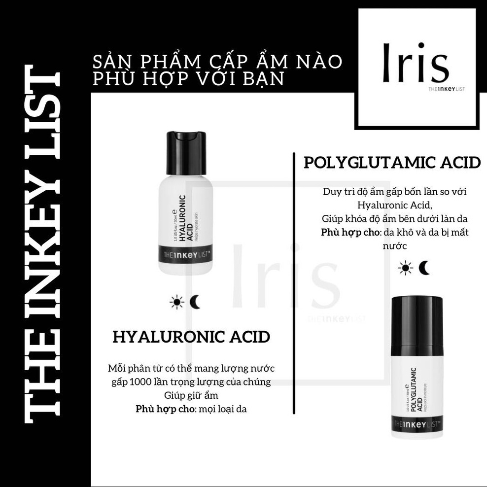 (BILL CANADA) Serum cấp ẩm,cấp nước Hyaluronic Acid The INKEY List