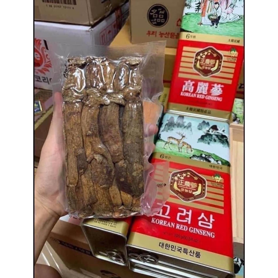 HỒNG SÂM CỦ KHÔ 300g  6 NĂM TUỔI HÀN QUỐC