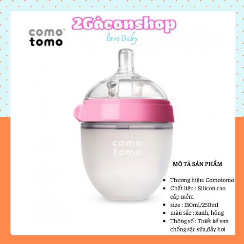 Bình sữa silicon núm siêu mềm cho bé 150ml/250ml