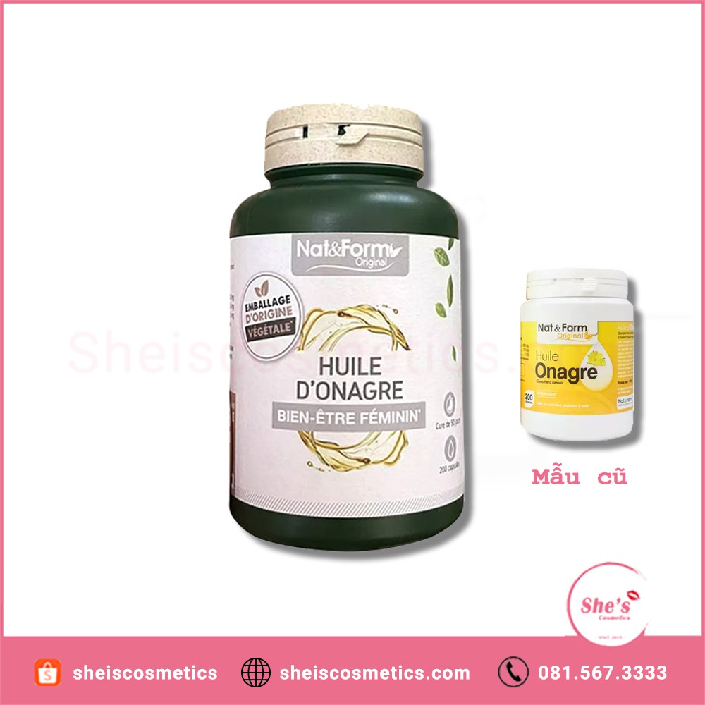 Tinh dầu hoa anh thảo Nat&Form (Kéo xem video)