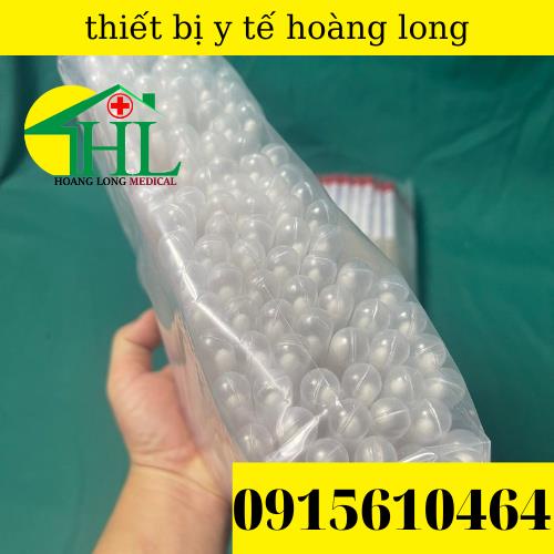 [Hàng Nhập Khẩu] Tăm Bông Lấy bệnh Phẩm Cán gỗ Vô Trùng Túi 100 Que