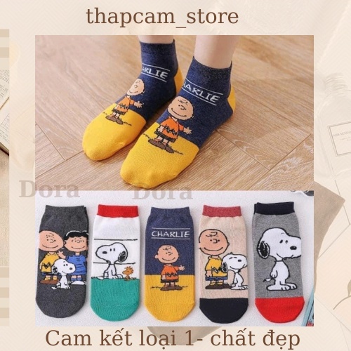 TẤT SNOPY CÚN NGẮN