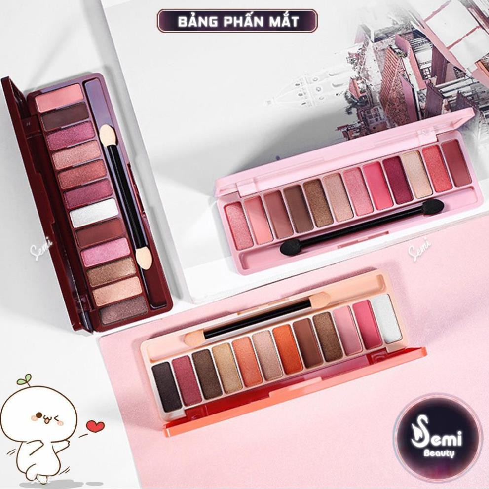 Bảng phấn mắt Lameila 12 màu Play Color Eyes kèm cọ trang điểm