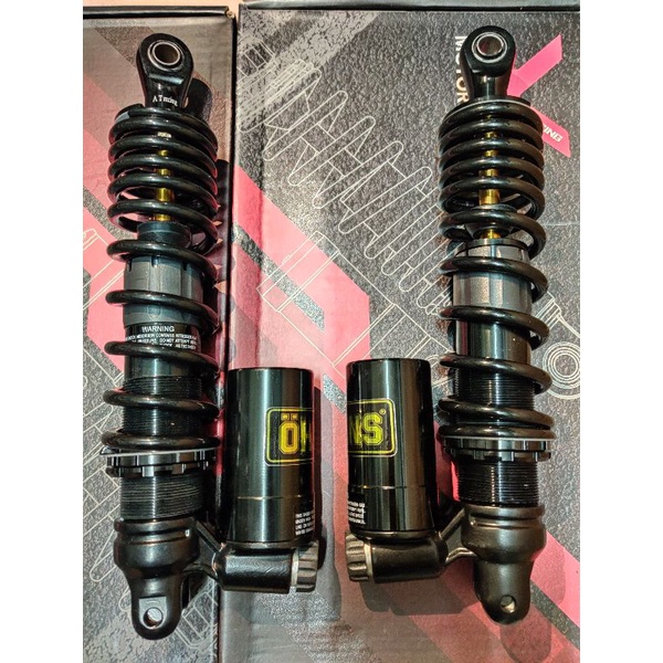 Phuộc NITRON/RCB/Ohlins FULL ĐEN lắp Airblade Nouvo LX Nouvo4_5_6 NVX Nouvo SX Impulse Shark PCX....