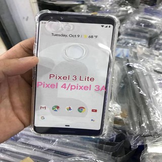 Ốp điện thoại TPU trong suốt chống rơi cho Google Pixel 2 3 3A 4 XL 2XL 3XL 4XL 3 3XL lite