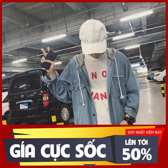 [ Big Sale ] áo khoác jean nam,khoác jean Unisex cao cấp KJC15 thời trang trẻ em